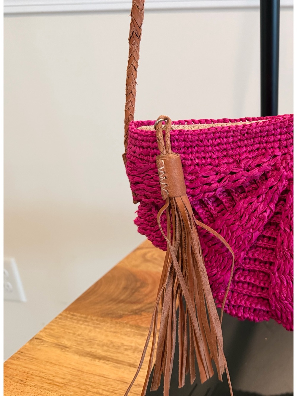 Mar Y Sol, Zoe Crossbody - Fuchsia Pink